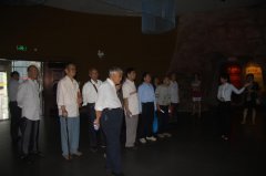 三明市教科所退休人员来我馆参观，欢度“九月初九重阳节”
